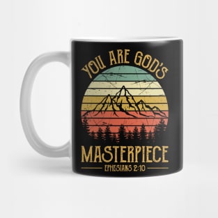 Vintage Christian You Are God's Masterpiece Mug